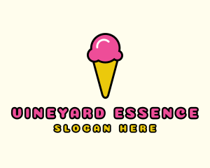 Ice Cream Cone logo design