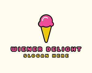 Ice Cream Cone logo design