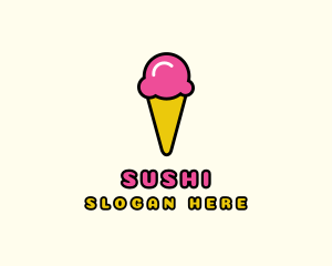 Ice Cream Cone logo design