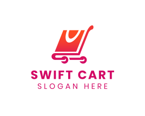 Cart - Market Cart Bag logo design