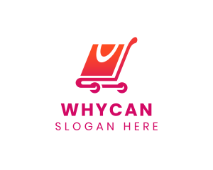 Discount - Market Cart Bag logo design