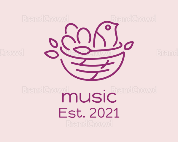 Bird Nest Daycare Logo