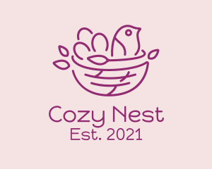 Nest - Bird Nest Daycare logo design