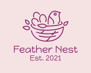 Bird Nest Daycare  logo design