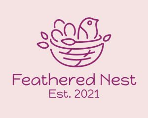 Bird Nest Daycare  logo design