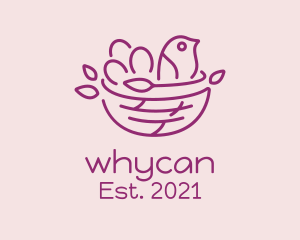 Bird Nest Daycare  logo design