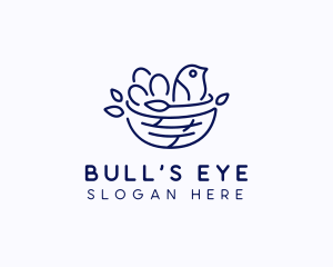 Bird Nest Daycare  logo design