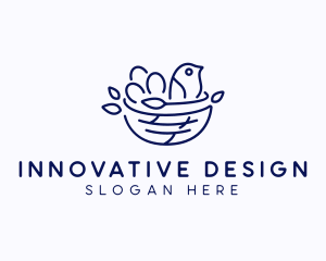 Bird Nest Daycare  logo design