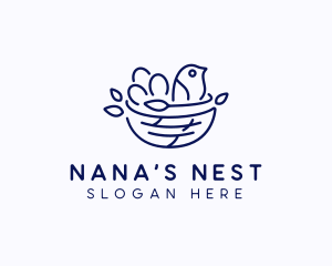 Bird Nest Daycare  logo design