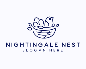 Bird Nest Daycare  logo design