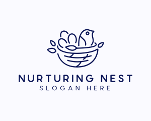 Bird Nest Daycare  logo design