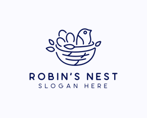 Bird Nest Daycare  logo design