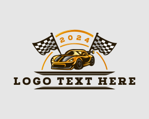 Detailing - Race Car Automotive logo design
