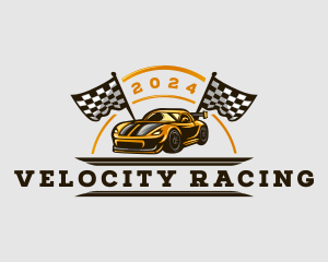 Race Car Automotive logo design