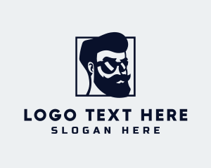 Mens Accessories - Handsome Guy Character logo design