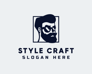 Handsome Guy Character logo design