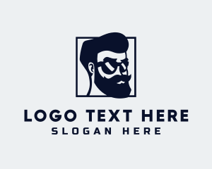 Dude - Handsome Guy Character logo design