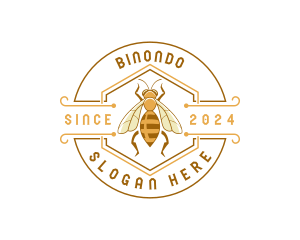 Honey - Bee Natural Eco Honey logo design