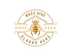 Bee Natural Eco Honey logo design