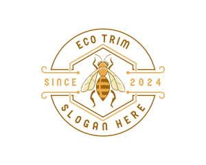 Bee Natural Eco Honey logo design