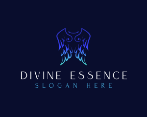 Divine - Holy Angel Wings logo design