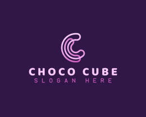 Circuit Maze Letter C logo design