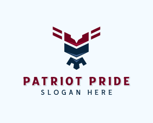 USA Hawk Patriot logo design