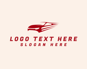 Car - Sports Car Drag Racing logo design