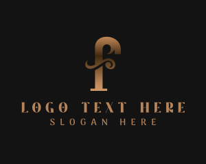 Letter F - Elegant Fashion Lifestyle logo design
