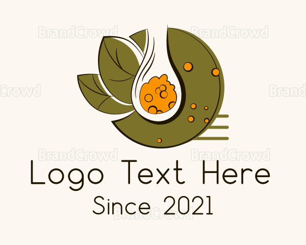 Spice Powder Spoon Logo