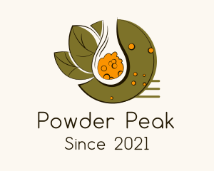 Spice Powder Spoon logo design