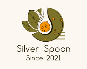 Spice Powder Spoon logo design