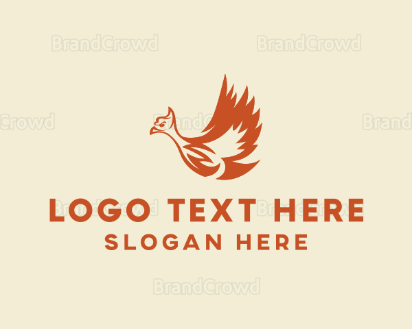 Mythical Phoenix Bird Logo