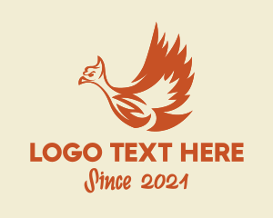 Phoenix - Mythical Phoenix Bird logo design