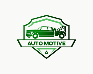 Vehicle - Tow Truck Vehicle logo design