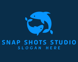 Blue Dolphins Aquarium Logo