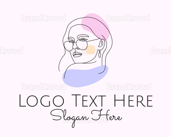 Fashion Woman Sunglasses Logo