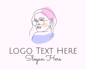 Fashionista - Fashion Woman Sunglasses logo design