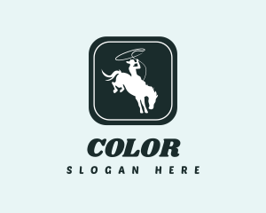 Jockey - Cowboy Rodeo Barn logo design