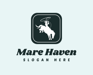 Mare - Cowboy Rodeo Barn logo design