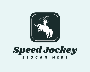 Jockey - Cowboy Rodeo Barn logo design