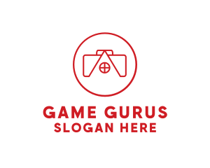 Gadget - Red Camera House logo design