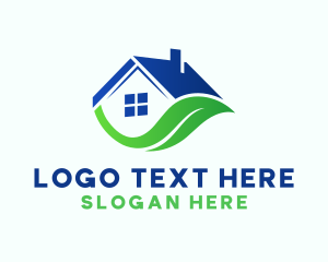 Loft - House Roof Realty logo design