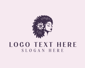 Hairstyle - Woman Beauty Hairstylist logo design