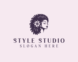 Hairstylist - Woman Beauty Hairstylist logo design