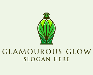 Glamourous - Organic Fragrance Perfume logo design