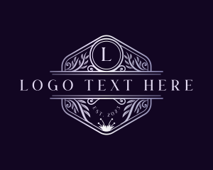 Luxury - Floral Royal Ornament logo design