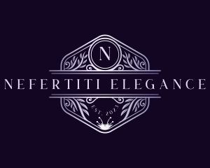 Floral Royal Ornament logo design