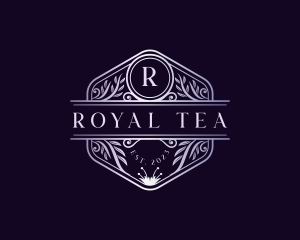 Floral Royal Ornament logo design