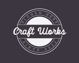 Crafting - Casual Craft Business logo design